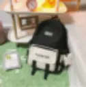MAIKEYIR Two-Tone Korean Backpack