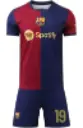 Official Lamine Yamal Barcelona Jersey & Shorts Set – Red & Blue**