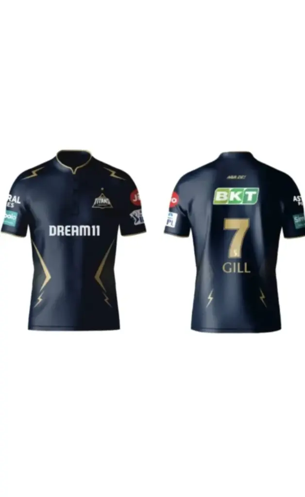 GT SHUBMAN GILL JERYSEY